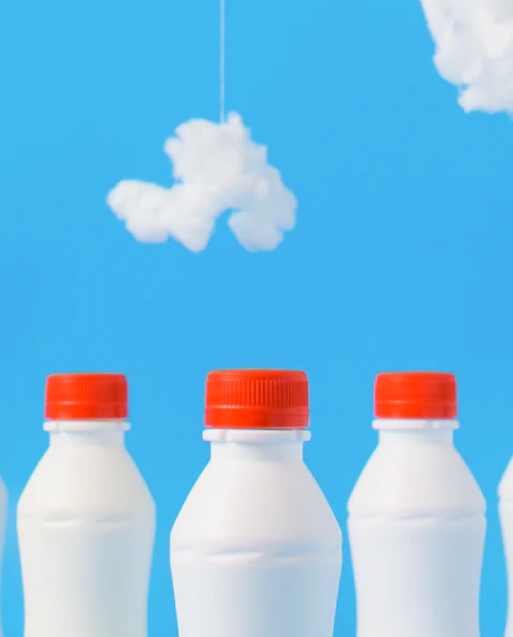 Image of Bottles of Milk
